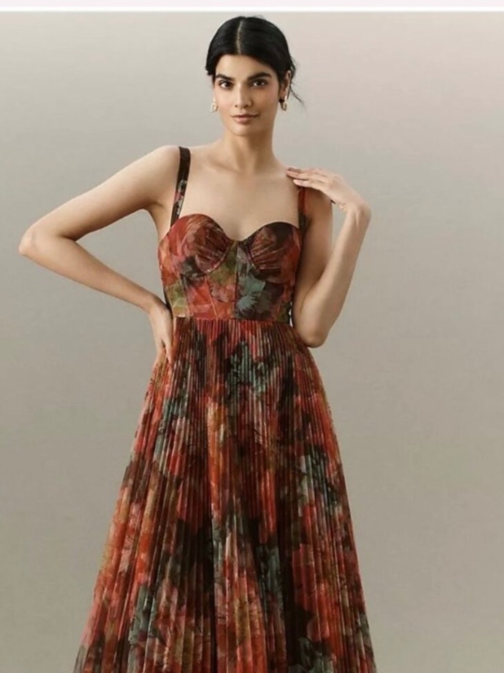 Anthropologie Hutch  Willa Sleeveless Tulle Maxi Dress Size 14W